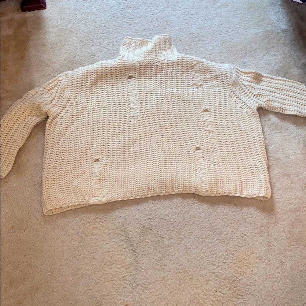 Oversized turtle neck sweater